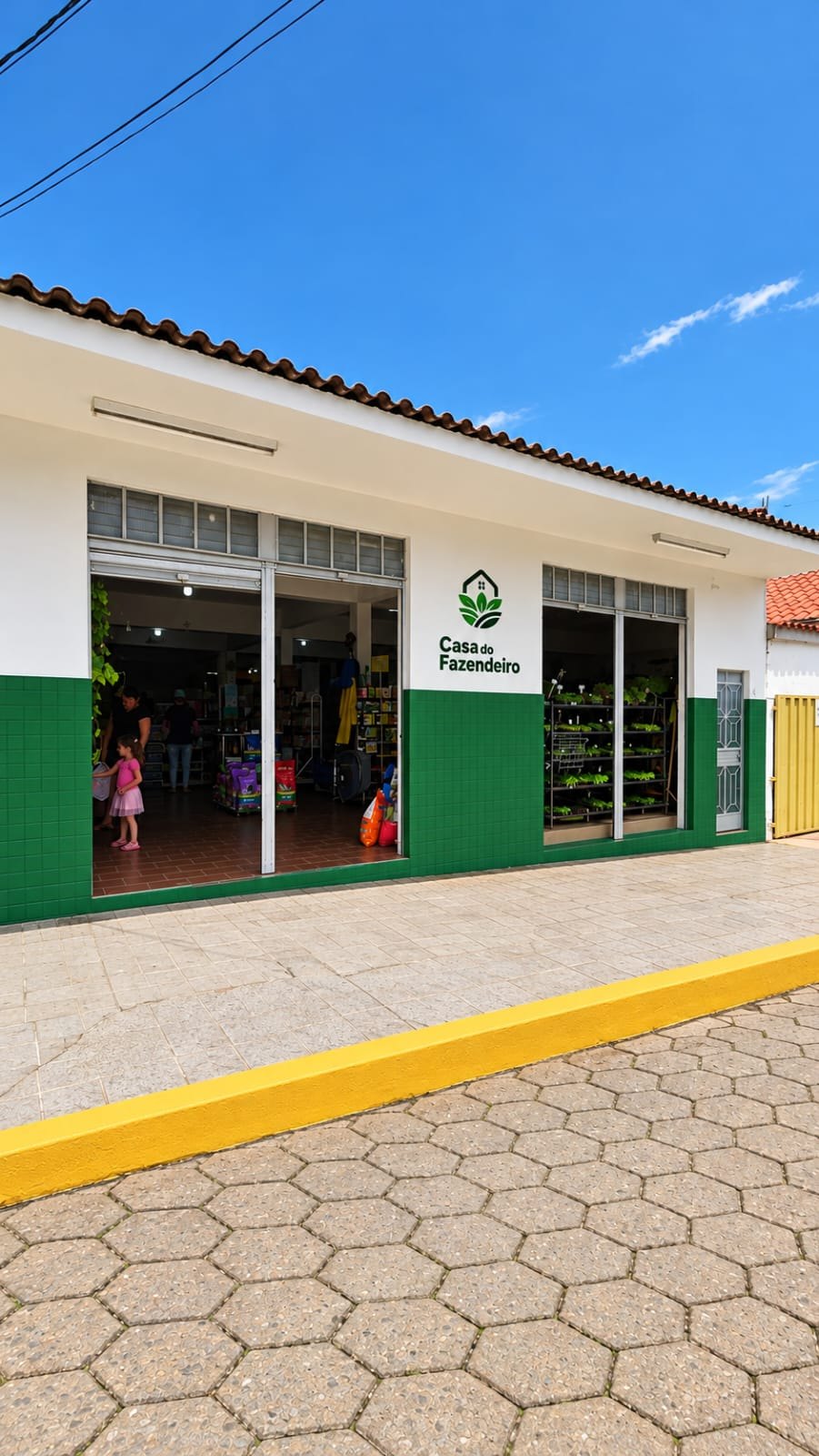 Fachada da Casa do Fazendeiro na Rua Jarbas Pimenta, em Boa Esperança